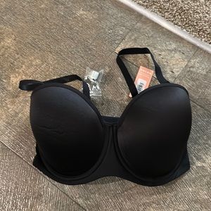 NWT black convertible third love bra 34F